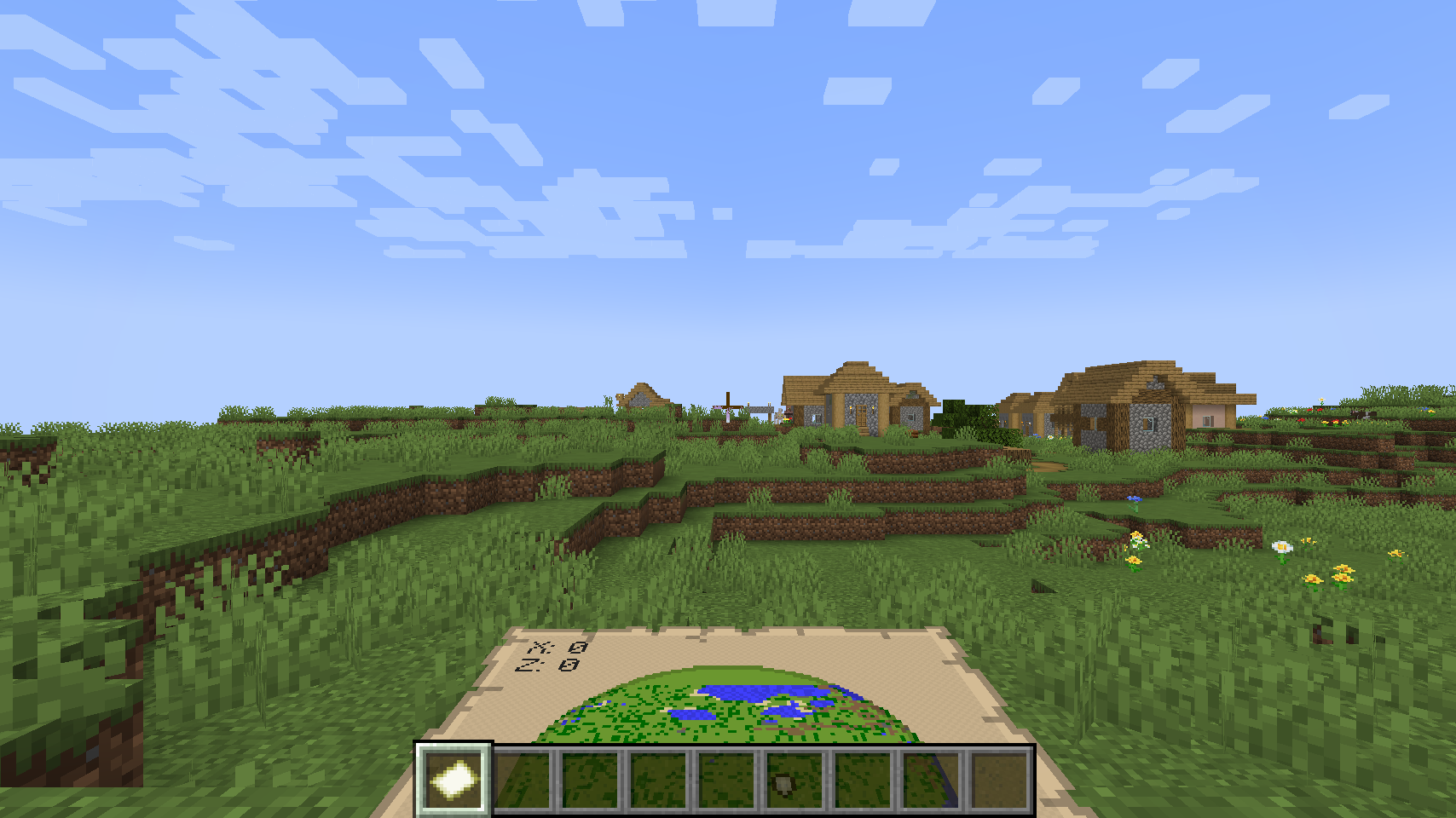 The Globe mod's spherical in-game global map
