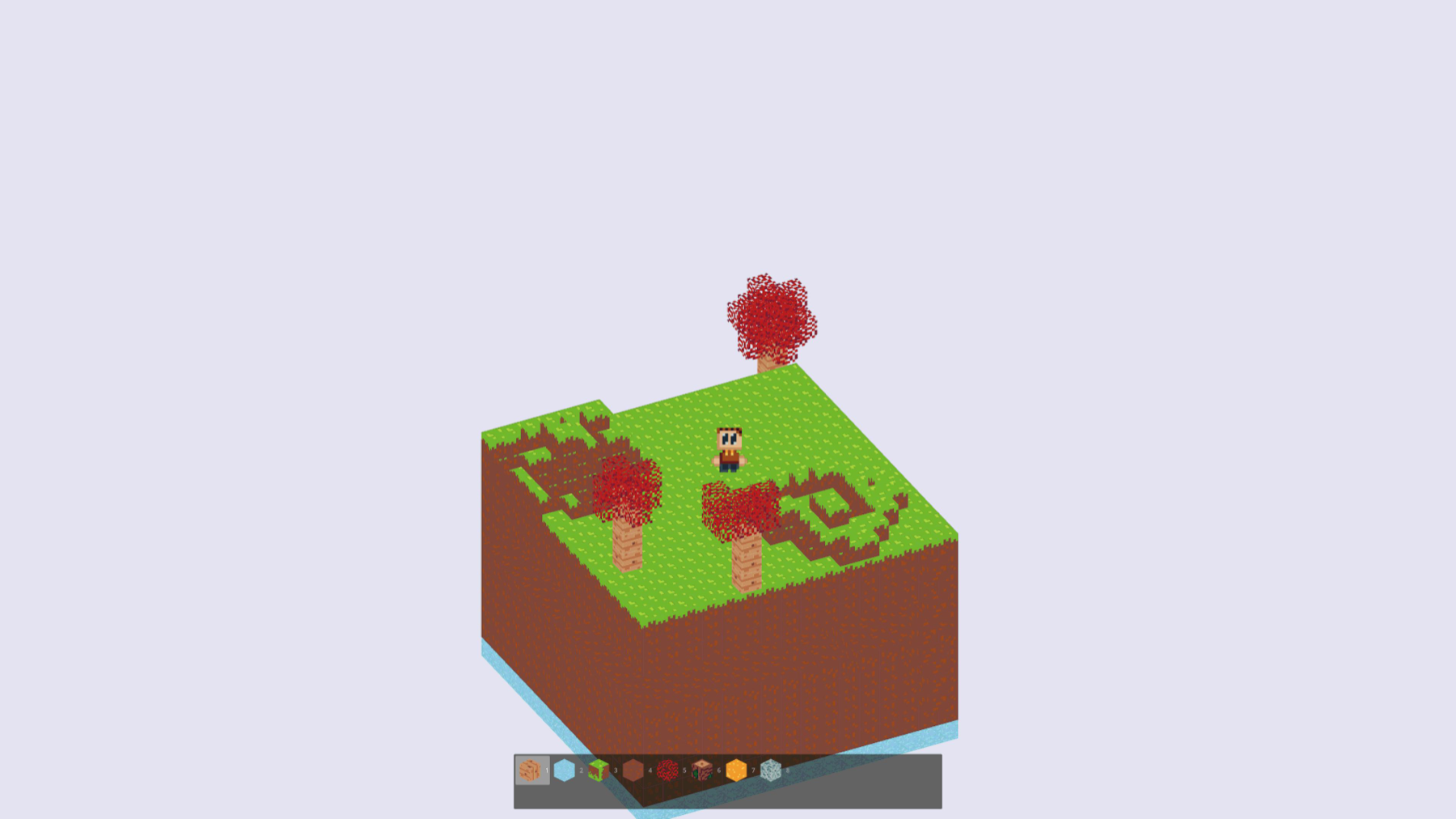 A voxel landscape from Re-Build